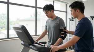 treadmill support